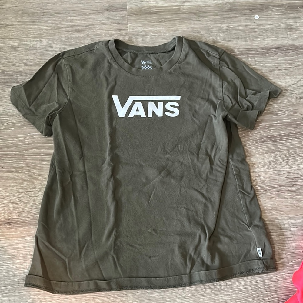 WOMENS VANS CROPPED T-SHIRT SIZE SMALL